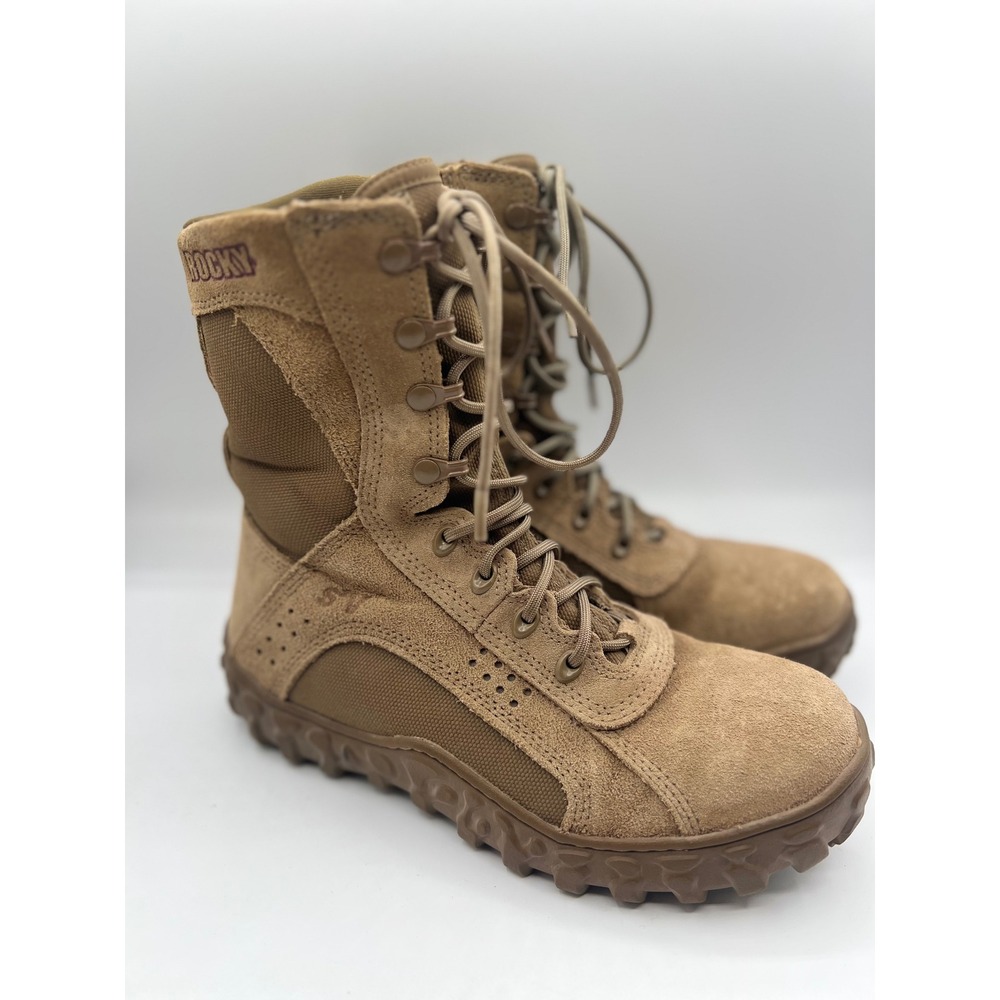 Rocky S2V Special Ops‎ Boots Military Tactical Steel Toe Desert Tan Size 7M